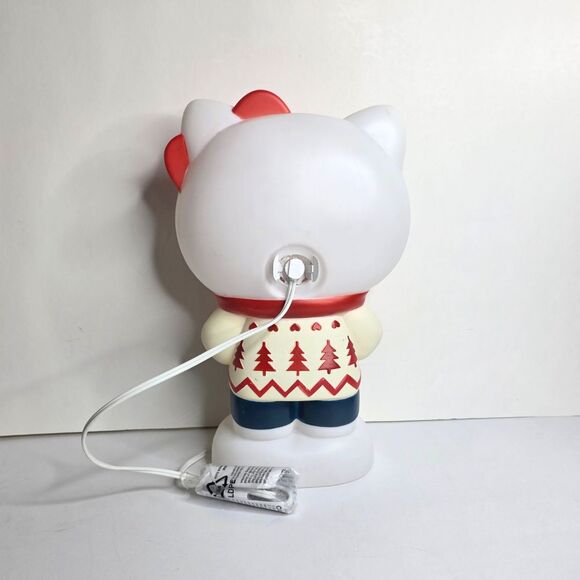 Hello Kitty With Christmas Present 12 in Blow Mold Holiday Decor Gift - NEW - Picture 4 of 10